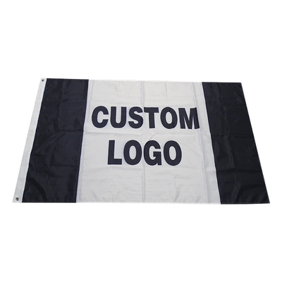 Sablon Digital Bendera Iklan Kustom 3X5ft Polyester