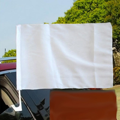 Bendera Mobil Sublimasi Dua Sisi Bendera Jendela Mobil Kustom Poliester
