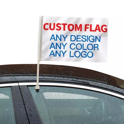 Bendera Dekoratif Jendela Mobil Poliester Kustom Bendera Mobil Inggris Kustom