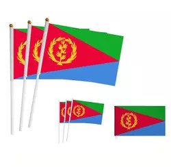 Bendera Genggam Portabel 14x21cm Semua Negara Bendera Tangan Kustom