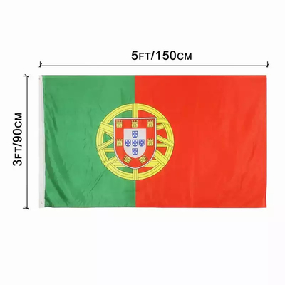 Digital Printing Bendera Poliester Kustom Bendera Pribadi 3x5 OEM