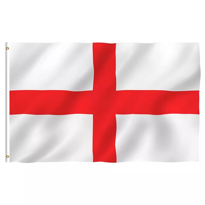 3x5ft Inggris Bunting Bendera Warna Pantone Poliester Inggris Bendera Nasional