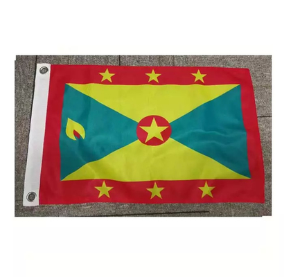 30x45cm Bendera Perahu Kustom Warna Pantone Grommet Kuningan Bendera Laut