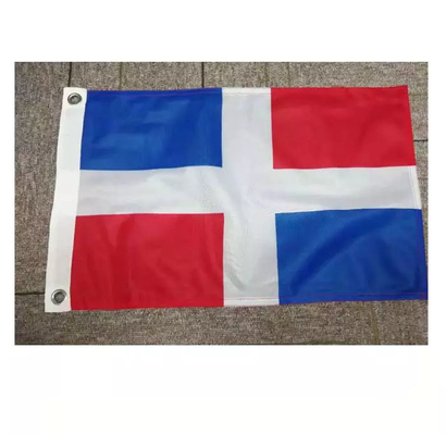 30x45cm Bendera Perahu Kustom Warna Pantone Grommet Kuningan Bendera Laut