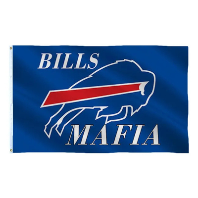 Pabrik Langsung Salebuffalo Bills Flag 100% Polyester Bendera Tim Sepak Bola NFL