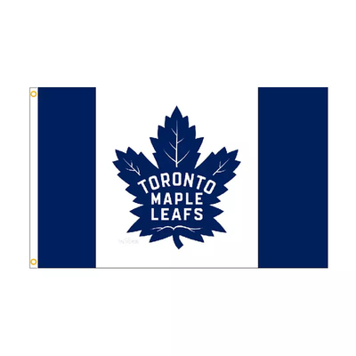 Pengiriman Cepat Kustom Bendera Toronto Maple Leafs Bendera NHL Bendera Tim Panas